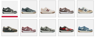 Cores do Tênis New Balance 480 Low