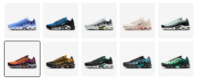 Cores do Tênis Nike TN Air Max